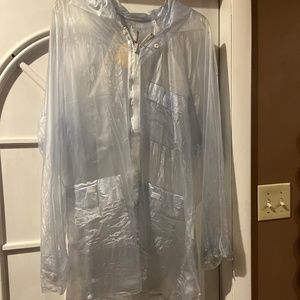 Equestrian riding rain jacket